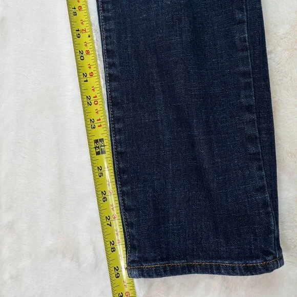 American Eagle Outfitters Women's Hi-Rise Skinny Stretch Dark Denim Jeans - Picture 14 of 15